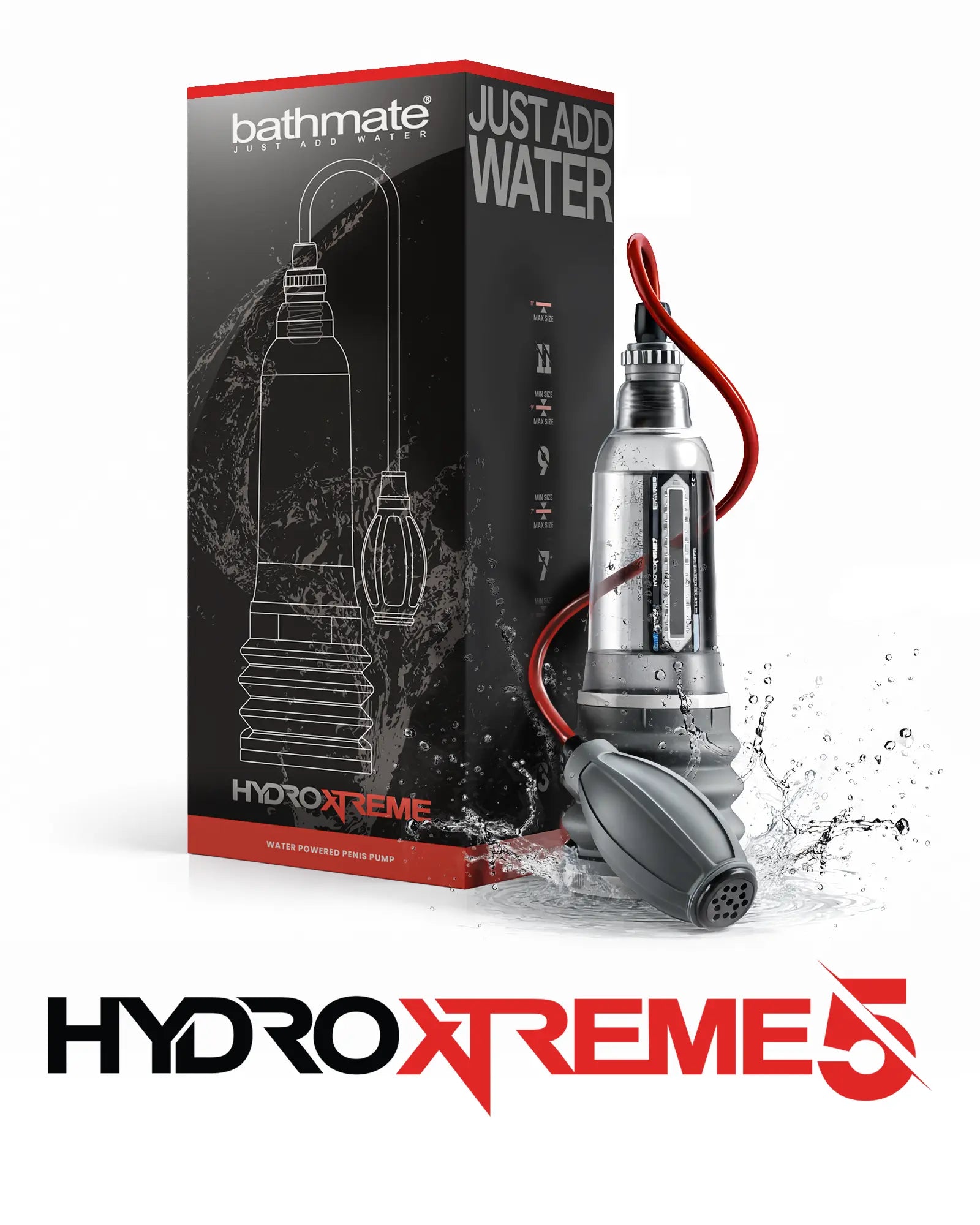 Bathmate HydroXtreme 5 kit with handball pump and packaging