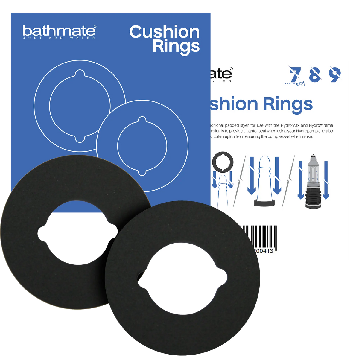 Bathmate cushion rings 2 pack - 7 wide boy,8,9 models