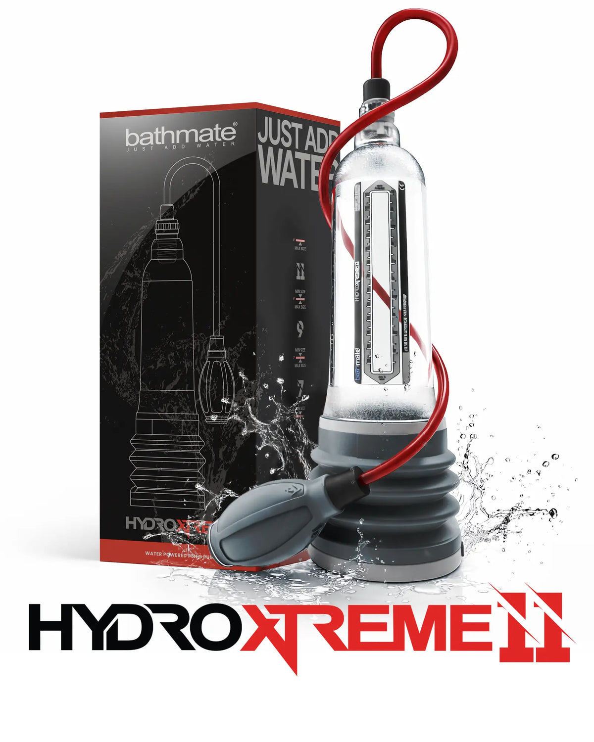 Bathmate HydroXtreme 11 kit with handball pump and packaging
