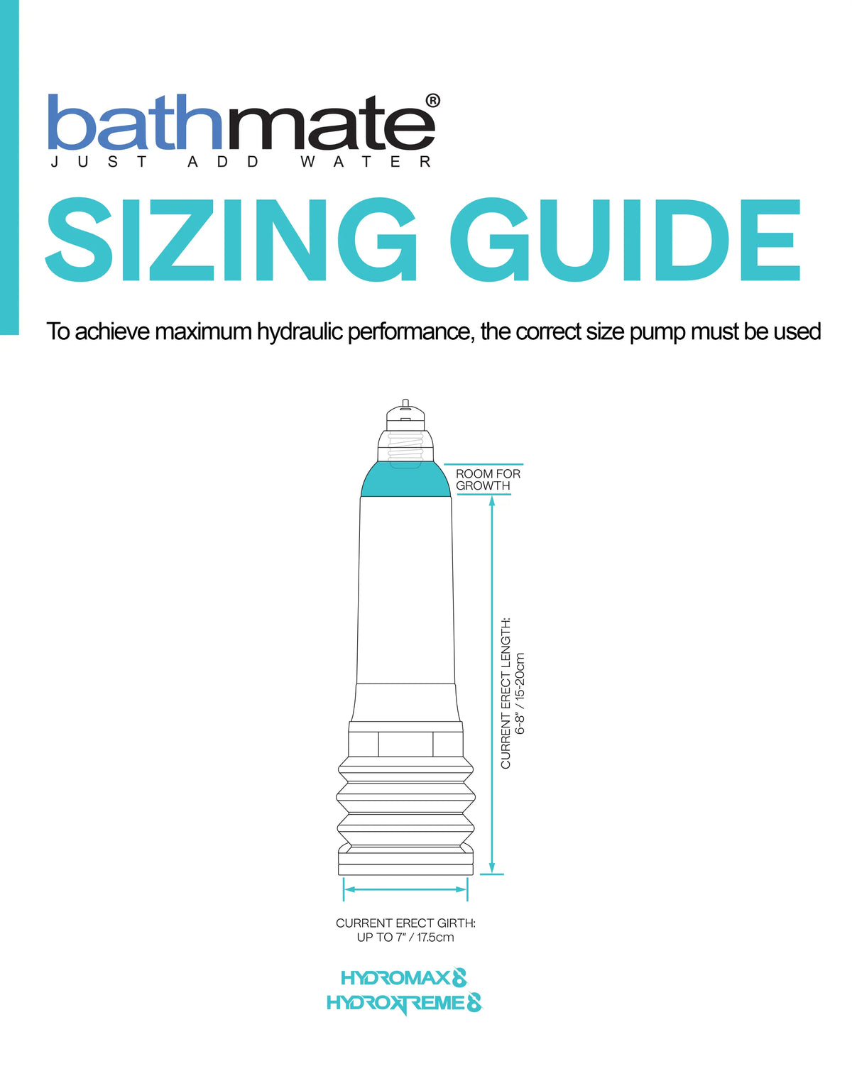 bathmate hydromax 8 hydroxtreme 8 size guide